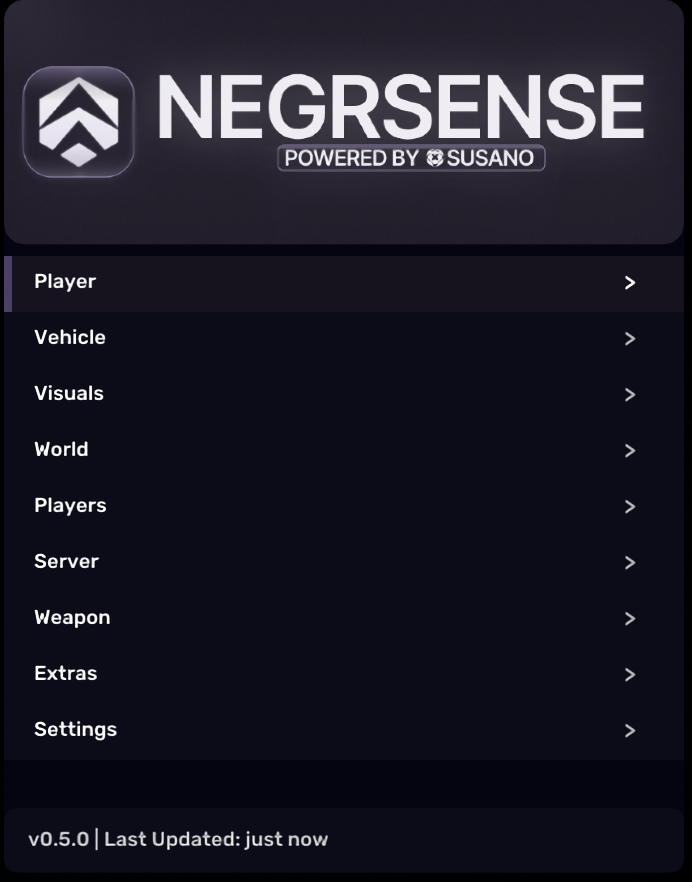 FiveM Lua menu preview.